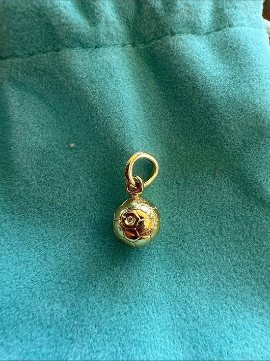Pandora Jewelry - Pandora Gold Soccer Ball Charm